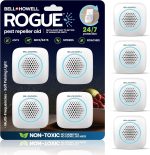 Bell+Howell Ultrasonic Pest Repeller Indoor 4 Pk, Mice Repellent Indoor Home Kit, DIY Pest Control at Home, Plug in Spider Repellent, Rodent Repellent, Bug, Insect & More, Family and Pet Safe