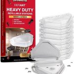 Catchmaster Defiant Heavy Duty Indoor & Outdoor Ant Traps (8 Pack), Bait NOT Included – Reusable Bait Stations that Hold Liquid Ant Killer – No Mess, Discreet Bait Stations for Pest Control