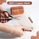 Copper Mesh Roll for Rodent Control, 4 in x 16 ft, Rustproof, 2-Pack - Image 2