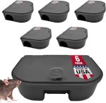 Exterminators Choice Mice Bait Station Boxes (6 Pack, with 1 Key)
