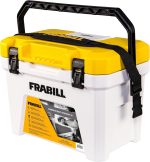 Frabill Magnum Bait Station 19 Quart Live Bait Well, White and Yellow - Image 2
