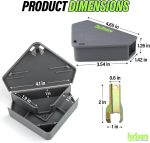 Furnsnare Mouse Bait Station (6 Pack) - Bait Boxes for Mice and Rats with Lockable Keys - Weatherproof Outdoor Mouse Bait Stations- Safe for Kids & Pets - Image 2