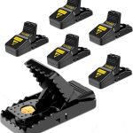 Hdama Mouse Trap, Mouse Traps That Work Small Mice Trap Outdoor Indoor Best Snap Traps for Mouse/Mice Safe and Reusable 6 Pack Quick Kill Mice Traps