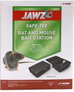JT Eaton Jawz Safe-Tee Rat and Mouse Bait Station, Black