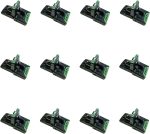 JT Eaton Mouse Trap - No-Touch Disposal, Trap Set Indicator, Jawz Mousetraps - 12-Pack - Plastic
