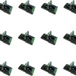 JT Eaton Mouse Trap - No-Touch Disposal, Trap Set Indicator, Jawz Mousetraps - 12-Pack - Plastic