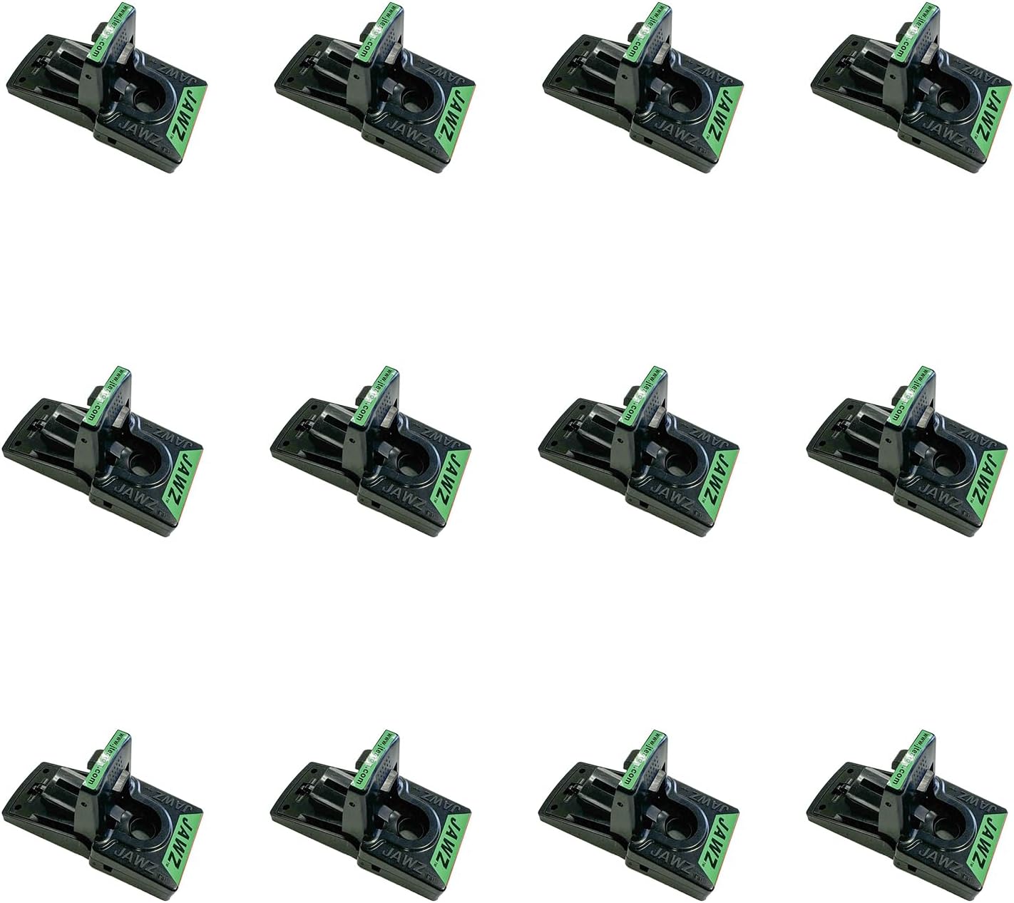 JT Eaton Mouse Trap - No-Touch Disposal, Trap Set Indicator, JT Eaton Mouse Trap - No-Touch Disposal, Trap Set Indicator, Jawz Mousetraps - 12-Pack - Plastic - Image 1