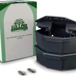 Mouse Bait Station 2 Pack Large Size, Tamper-Resistant Lockable Bait Boxes Indoor Outdoor, Large Rodent Bait Box with Key, Reusable Weather-Resistant Pest Control