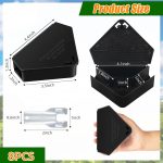 Mouse Bait Station Outdoor Indoor with Keys, 8 Pack Reusable Rat Bait Stations, Mice Stations, Keep Children and Pets Safe, Bait Station Box for Kitchen Garage Patio(Bait is not Included) - Image 2