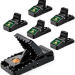 Mouse Traps Indoor, Reusable Snap Traps for Mice (6 Pack)