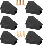 Outdoor Weatherproof Mouse Management Station, 6-Pack with 2 Secure Keys - Heavy-Duty Rodent Unit Box for Home, Garden, Garage - Child & Pet Safe Design