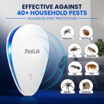 PestLab Ultrasonic Pest Repeller – Indoor Plug In Bug Repellent for Mice, Rodents, Rats, Roaches, Ants, Spiders, Mosquitoes & Bed Bugs – Electronic Pest Control Device with 300 Sq Ft Coverage – 3 Pack - Image 2