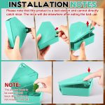 Qualirey 36 Pcs Triangle Mice Rat Bait Stations, 5x3 in, Blue - Image 2