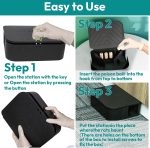 Rat Station Box with 1 Key, Complete Rodent Solution Keeps Rats Away, Pet & Child-Safe, Lock & Key Available, Reusable & Long-Lasting, Indoor & Outdoor, 4 Pack - Image 2