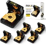 Rat Traps Outdoor Indoor, 6-Pack Heavy Duty Mouse Traps for Home