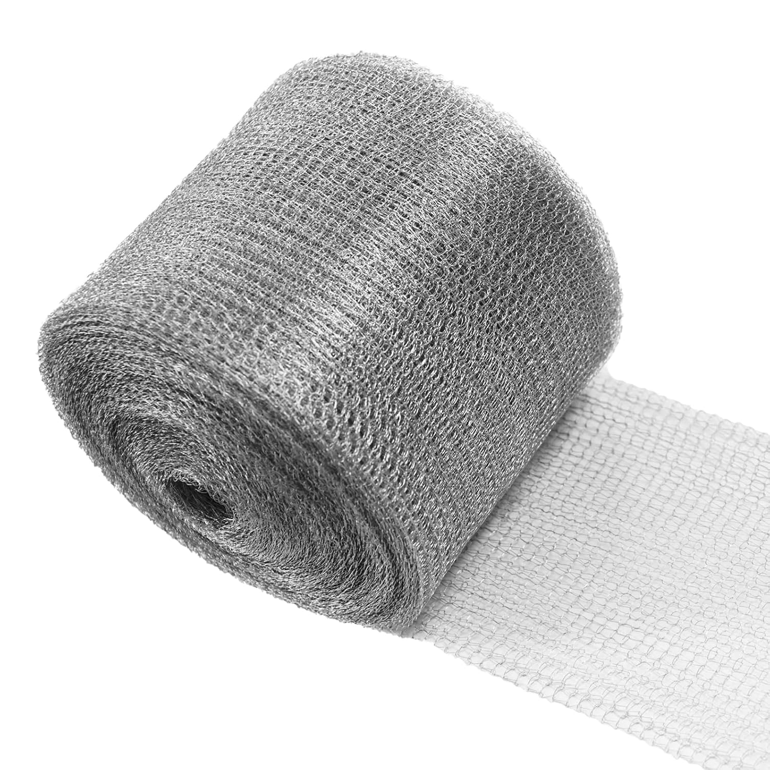 Stainless Steel Wire Mesh Roll,Rodent Tape Barrier Mesh,5" 32FT Stainless Steel Wire Mesh Roll,Rodent Tape Barrier Mesh,5" 32FT - Image 1