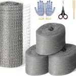 Steel Wool Mesh Mice Control, Mouse Rat Traps Fill Rodent Control for Holes