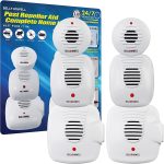 The Bell and Howell Ultrasonic Pest Repeller plug in device Complete Kit 6 Pack, Effectively Aids to repel mice, bugs, Rats, Rodents, Mosquitos, roaches, Spiders and Ants Chemical, odor and sound free