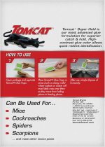 Tomcat Super Hold Glue Traps Mouse Size for Mice, Cockroaches, Spiders, and Scorpions, Ready-To-Use, 4 Traps - Image 2