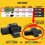 Tratper Mouse Tunnel Traps. Prevents Accidental Triggering with Dual Tunnel Design. Covered Snap Traps for Humane Kill, Safe and Reusable, Pest Control for Mice, Indoor & Outdoor Use, 4 Pack - Image 2