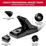 USKICH 24 Pack Mouse Traps Indoor for Home, Mouse Trap for House Indoor Kill, Reusable Mice Traps, Small Rat Traps for Home, Quick-Set Effective Mousetraps for Family - Image 2