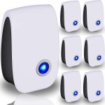 Ultrasonic Pest Control Indoor, Pest Repellent for Rodents, Mosquitoes, Ants, Cockroaches, Rat, Mice, Fleas, Beetles and Other Insects, Non-Toxic, Safe for Humans, Home, Office, Hotel (6 Packs)
