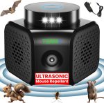 Ultrasonic Pest Repeller Indoor 4Mode No-Touch Remedy Mice Repellent Indoor