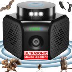 Ultrasonic Pest Repeller Indoor 4Mode No-Touch Remedy Mice Repellent Indoor