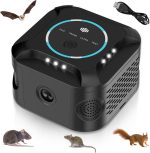 Ultrasonic Rodent Repeller Indoor, 4 Modes with LED Strobe, Plug-in