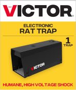 Victor Electronic Rat Trap 1-Pack, Indoor Humane Electric Rodent Killer