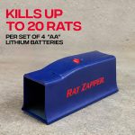 Victor Rat Zapper Classic Indoor Electronic Mouse and Rat Trap - 1 Electric Trap - RZC001-4 - Kill Up To 20 Rats - Easy to Use - LED Light Catch Alerts - Humanely Kill Mice and Rats - No See, No Touch - Image 2