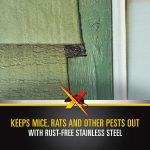 Xcluder Rodent Control Fill Fabric, Large DIY Kit, Stainless Steel Wool, Stops Rats and Mice - Image 2