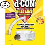 d-CON No View, No Touch Covered Mouse Trap, 1 Trap (Pack of 6)