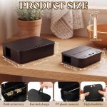 12 Pack Key Required Rat Station Box 3 XLarge & 9 Compact Outdoor Mouse Bait Stations Box Lockable Weather Resistant Bait Boxes for Indoor & Outdoor - Image 2