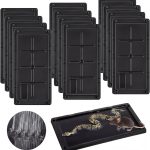 12 Pack Rat Glue Traps 10x5 Inch, Large Sticky Traps for Rats, Black