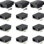 12 Pack Rat Station Box with Key 3 Large & 9 Compact Bait Stations