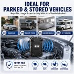 2026 New Rodent Repellent for Car Engines Ultrasonic Mouse Repellent Plug-in Battery Operated Car Rodent Repellent Under Hood Keep Mice Rat Squirrel Out of Car, Attic, Garage, Barn(2Pack) - Image 6