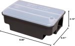 Lockable Rat & Mouse Bait Stations (4-Pack) – Secure Bait Box with Clear Lid & Dual-Entry Design – Weather-Resistant, Reusable (Bait Not Included) - Image 5