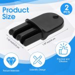 2 Pack Key Compatible with Protecta Evo Express,Black - Image 2