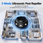 Indoor Ultrasonic Pest Repeller, 3 Ultrasonic Mode, 25-65 KHz - Image 3