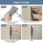 Steel Wool Mice Control, 3 Pack 3" x 11.5 Ft Mouse Hole Filler, Mice Barrier Mouse Gap Filler for Garden, House, Garage, Prevent Animals from Entering Holes, Siding, Pipeline, Vents - Image 5