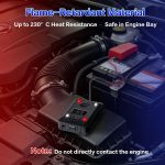Ultrasonic Rodent Repellent for Car Engine, 2 Pack Rat Repellent for Car with LED Strobe Light, Mouse Deterrent for Cars Garage - Image 4