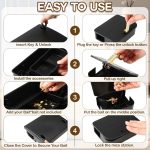 8 Pack Rat Station Box with Key 2 Large & 6 Compact Bait Stations - Image 4