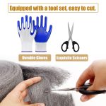 4Pack Steel Wool for Mice Control 3.2" x10.5 ft Wool, Gap Filler for Home & Garage, DIY Bundle with Gloves & Scissors - Image 3