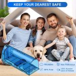 Humane Mouse Traps, Catch& Release, Reusable Rat Traps, Easy to Set and Safe for Family and Pets, No Kill for Small Rodent/Voles/Hamsters/Moles, Catcher That Works for Indoor/Outdoor, 4 Pack - Image 4