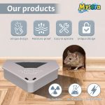 6 Pack Gray Mouse Bait Stations with Visible Window & Keys - Image 3