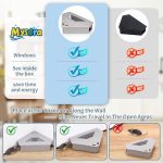 6 Pack Gray Mouse Bait Stations with Visible Window & Keys - Image 5
