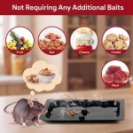 12 Pack Mouse Glue Traps, Pre-Scented Sticky Glue Boards for Mice, Black - Image 3