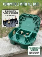 Rat Bait Stations - Large Enough for Rats - Durable, Plastic - Compatible with Any Bait Type - Indoor/Outdoor Use - 1 Pack - Includes 1 Station and 1 Key - Image 3