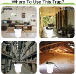 Bucket Lid Mouse Trap Metal 5 Gallon Bucket lid,Strong Metal Material that Cannot be Bitten, auto Reset, (1pack) (Black) - Image 4